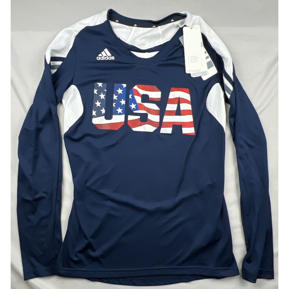 Adidas Women’s USA Longsleeve Jersey Medium NWT